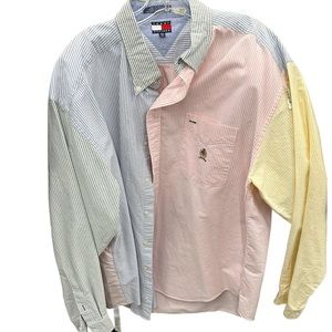 90s style Tommy Hillfiger multicolor shirt